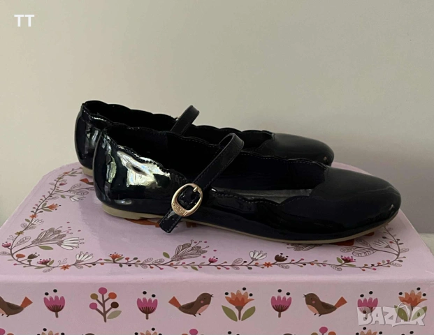 Лачени обувки балеринки Okaidi, 33/34 номер, 20.5см стелка, снимка 4 - Детски обувки - 54135415