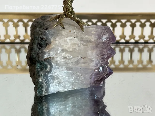 ✨ Ръчно изработено дръвче на живота с аметист ✨, снимка 4 - Декорация за дома - 55569374