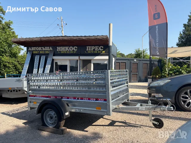 Туристическо ремарке REPO RPP с допълнителни канати до 750kg., снимка 7 - Ремаркета - 55353102