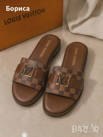 Дамски чехли LV 💥 