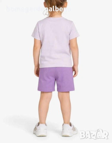 💜 PUMA Minicats Tee And Shorts Set Purple – Детски спортен комплект, снимка 2 - Детски комплекти - 54484929