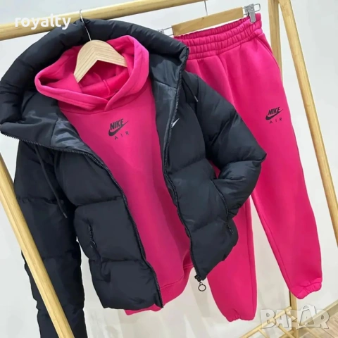 Nike Ново Черно Дамско Яке Найк 