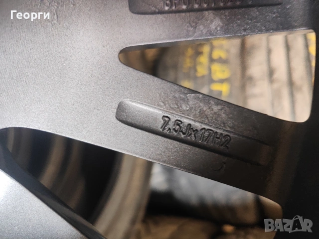 4бр.алуминиева джанта 17цола за Audi 5x112, снимка 6 - Гуми и джанти - 54663151