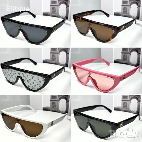 слънчеви очила Louis Vuitton с ув защита,кутия , калъф и кърпичка на марката , снимка 7 - Слънчеви и диоптрични очила - 54215355
