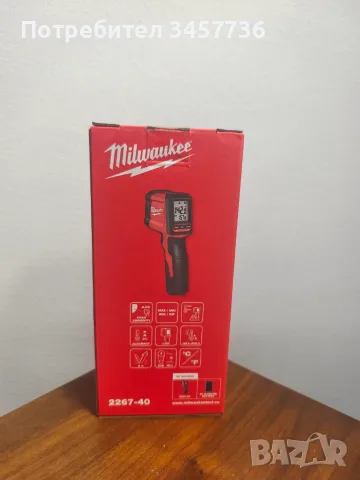 НОВ Неотворен Инфрачервен термометър Milwaukee 2267-40 , снимка 3 - Други инструменти - 55574635