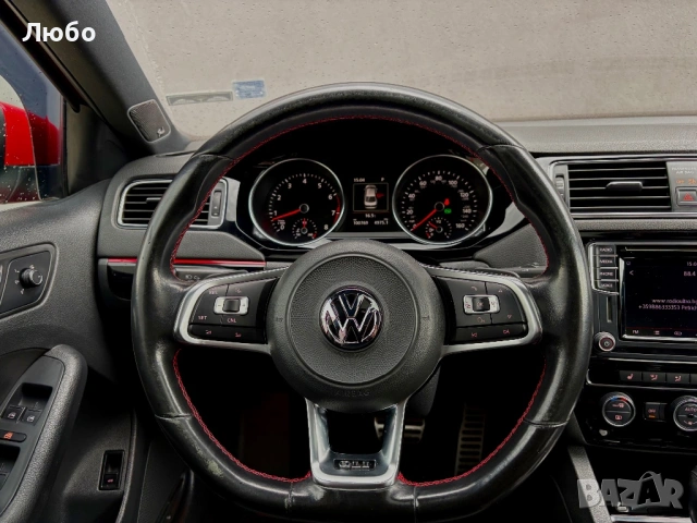 VW Jetta GLI 2.0 TSI 211hpFACELIFT/DSG/99km/Keyless/TOP/ЛЮК/ЕВРО6, снимка 9 - Автомобили и джипове - 53784123