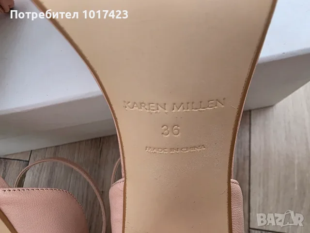 Кожени сандали Karen Millen, снимка 10 - Сандали - 55353154