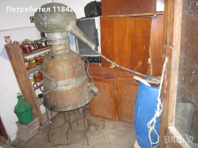 Розоварка/Казан за ракия, снимка 3 - Антикварни и старинни предмети - 54027492