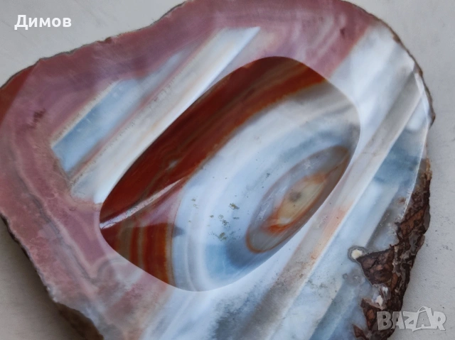 Ахат Пепелник Чинийка Поставка, снимка 6 - Антикварни и старинни предмети - 54096465