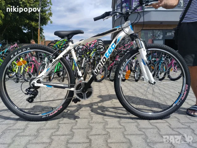 PA Алуминиев велосипед 29" Velotec PRO бял/син, снимка 12 - Велосипеди - 55552008