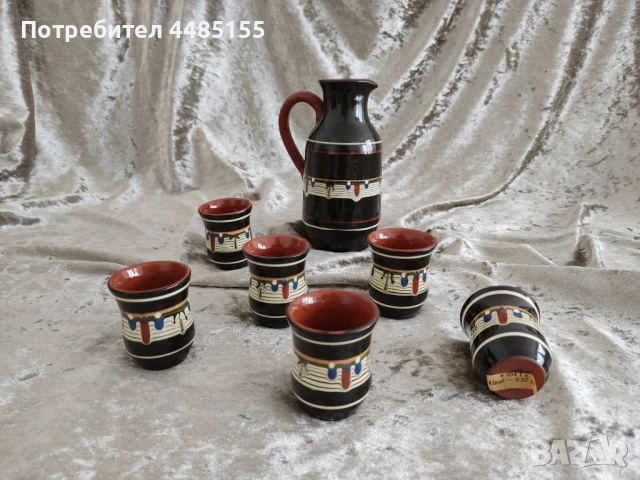 Сервиз за ракия от 1975 г., снимка 4 - Колекции - 54644144