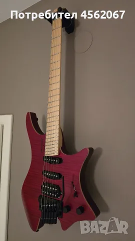 Продавам китара Strandberg Boden Standart NX 6 Tremolo Red, снимка 2 - Китари - 55343186