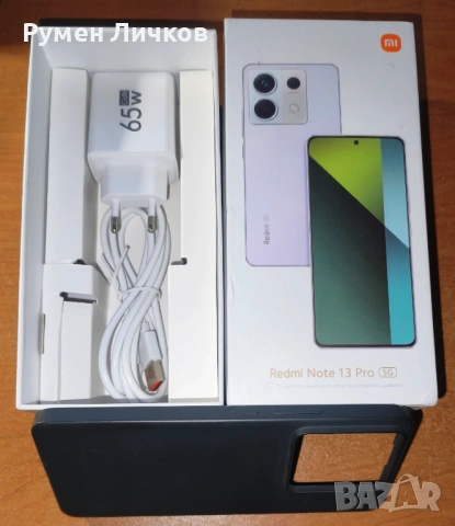 Xiaomi Redmi Note 13 pro 5g, черен - пълен комплект , снимка 6 - Xiaomi - 54346057