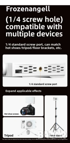 Лед Прожектор ! / Portable LED video light 40W Rechargeable battery, снимка 3 - Светкавици, студийно осветление - 54054421