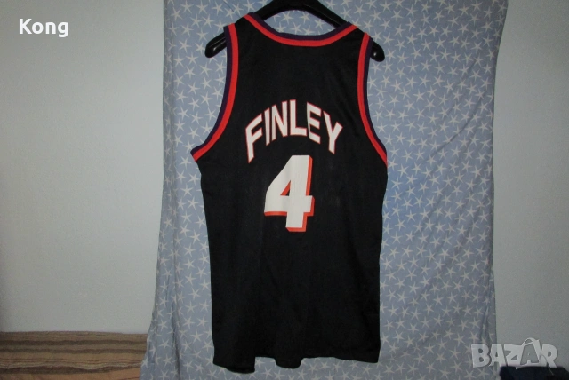 Баскетбол винтидж потник Champion Phoenix Suns Michael Finley NBA Adidas Iversen Адидас НБА, снимка 7 - Баскетбол - 55000700