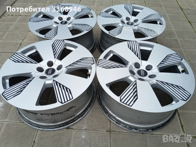 Оем Джанти Ауди 19 5х112 A4 A6 A8 Q5 Q7 Q8 Etron, снимка 6 - Гуми и джанти - 54162072