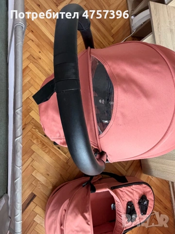 Stokke Yoyo 3 ползвана само 2 месеца като нова, кош (0-6), седалка 6+м, снимка 7 - Детски колички - 53964602