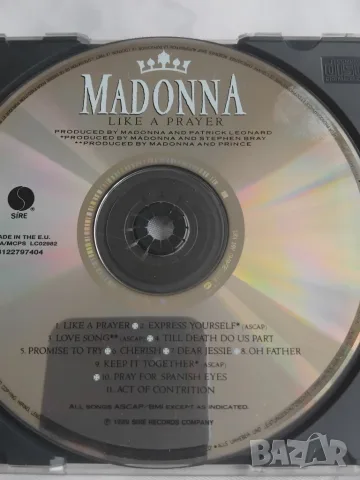 Madonna – Like A Prayer - оригинален диск музика