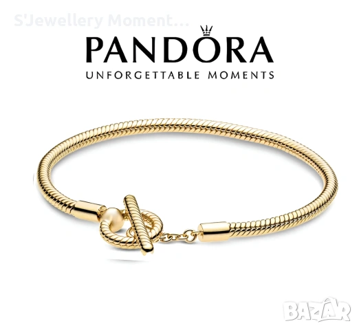 Гривна Пандора Златен цвят - PANDORA Rose Gold O Clasp.