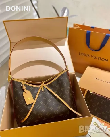 Дамска чанта Louis Vuitton CarryAll, кожа