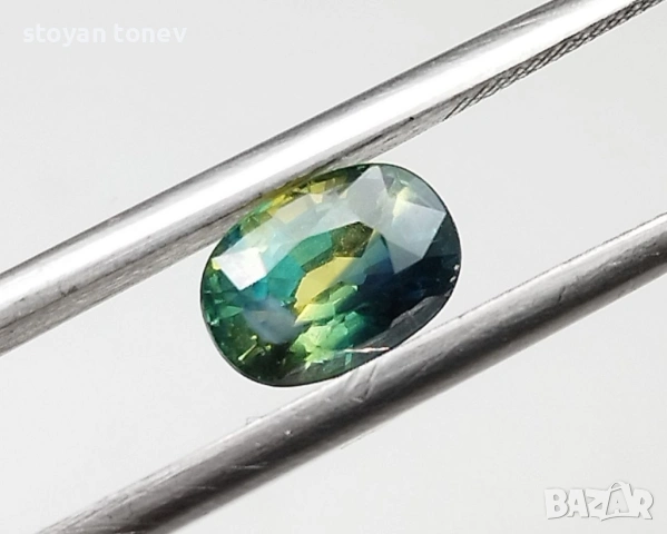 Рядък ненагряван многоцветен сапфир 1,41 карата! Сертификат!, снимка 2 - Други - 54197078