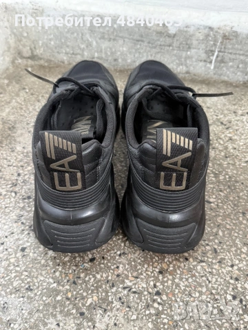 Оригинални EA7 Emporio Armani Infinity / Triple black + Gold, снимка 4 - Маратонки - 54701152