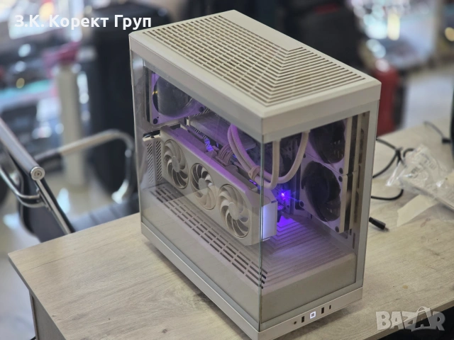 Настолен геймърски компютър [RYZEN 7 7800X3D / 2X16GB RAM DDR5 (32GB RAM) / Hellhound 16GB GDDR5