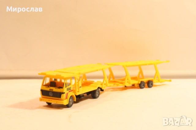 WIKING H0 1/87 MERCEDES ADAC АВТОВОЗ КАМИОН КОЛИЧКА МОДЕЛ, снимка 3 - Колекции - 54222789