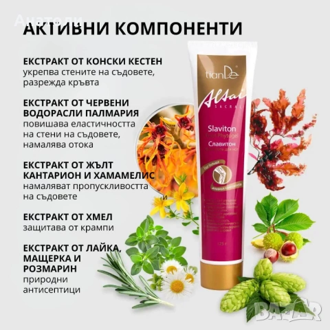Ефективен Гел за Разширени Вени и Уморени Крака – 125ml, снимка 3 - Козметика за тяло - 54868109