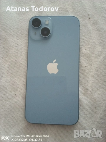 Айфон 14,памет 256 GB ,светлосин,без забележки с кутия и кабел., снимка 7 - Apple iPhone - 54786736