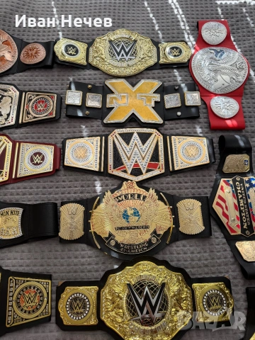 WWE  Championships, снимка 3 - Фен артикули - 48659124