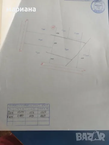 Продавам парцел/дворно място/ в землището на с.Владимирово,общ.Добричка