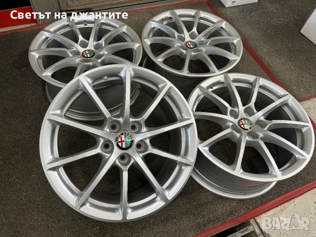 Джанти 17 Цола 5x110 Alfa Romeo Giulia Оригинални Нови, снимка 2 - Гуми и джанти - 54563165
