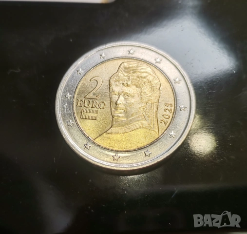 2 евро 2025 Австрия Отлична, снимка 2 - Нумизматика и бонистика - 54755377
