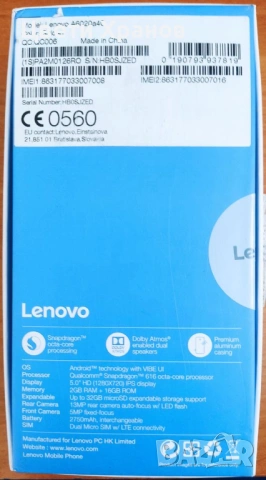 Lenovo Vibe K5, снимка 5 - Lenovo - 54719970