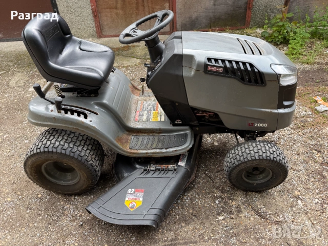 Тракторна косачка CRAFTSMAN 19.5 к.с briggs&stratton, снимка 2 - Градинска техника - 54601050