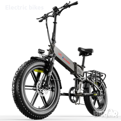 Сгъваем електрически велосипед Eletronbike OD20 – 500W, 48V, до 100 км пробег, снимка 11 - Велосипеди - 54136499