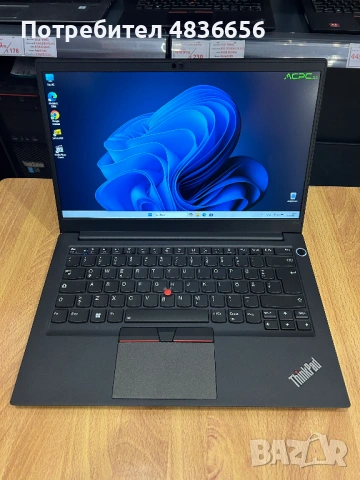 Промоция! Като нов! Лаптоп Lenovo E14 Gen2 i5/16GB RAM/256GB с 3 м.гар.!