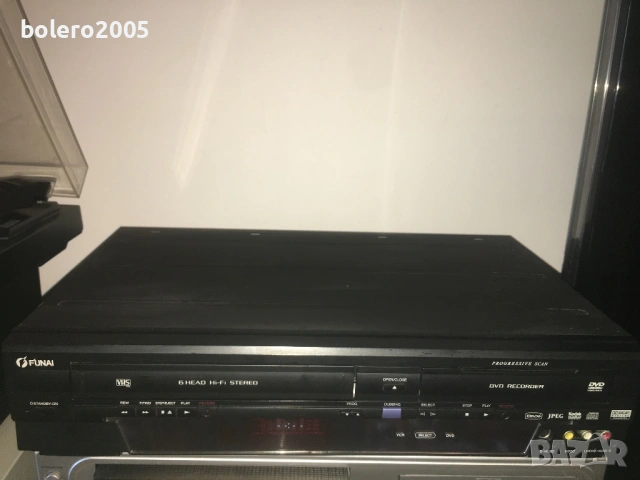 FUNAI DVD/VHS Dual Recorder, снимка 3 - Плейъри, домашно кино, прожектори - 54614141