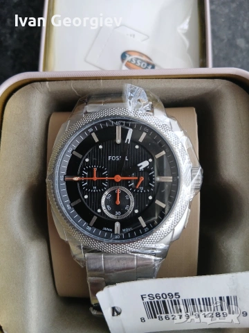 Нов часовник FOSSIL Machine FS6095, снимка 8 - Мъжки - 54410325