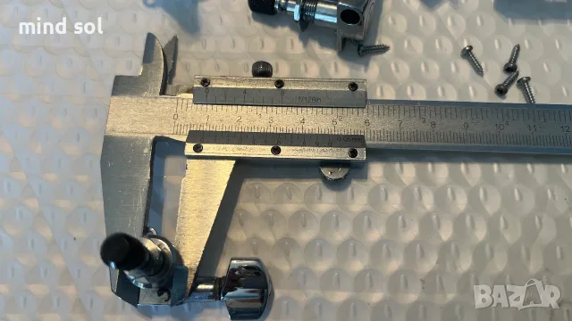 Vintage Schaller M6 TopLocking – комплект 6 заключващи ключа за стратокастър – Made in W. Germany, снимка 4 - Китари - 55677219