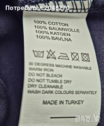 TOMMY HILFIGER T ,Shirt  100% ПАМУК  М, снимка 2 - Тениски - 54475766