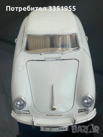Ретро модел Porsche 356 B 1961 1/18, снимка 4 - Колекции - 54412517
