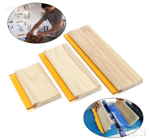 Комплект инструменти за ситопечат.