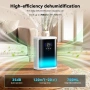 Чисто нов Влагоуловител CosmartAir 3000ml (Обезвлажнител с таймер и LED)  , снимка 2