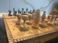 Шах с дървени фигури, снимка 9
