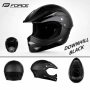 Кросова каска DOWNHILL Full Face, Матово черна, EN Сертификат, Размер S/M, снимка 3