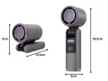 Сгъваем мини USB вентилатор, 199 скорости, акумулаторен, преносим, снимка 2