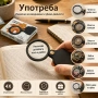 Малка джобна увеличителна ръчна лупа 3Х за четене работа деца насекоми, снимка 2