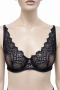 Hunkemöller черен дантелен сутиен 70E, снимка 1